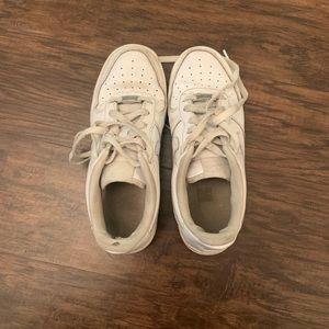 Worn Nike Air Force Ones